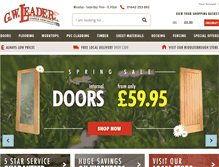 Tablet Screenshot of gwleader.co.uk